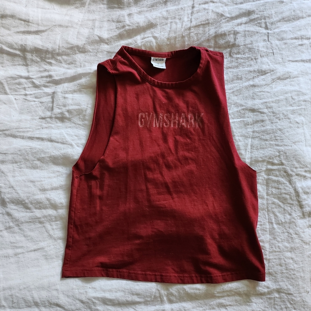 Gymshark power tank - burgundy